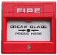 fire - break glass to raise the alarm